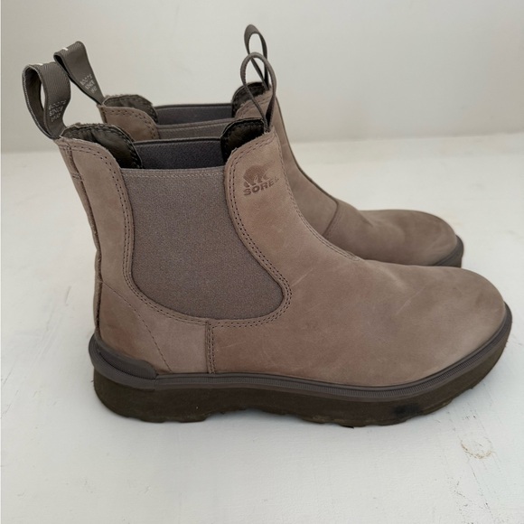 Sorel Shoes - Sorel Taupe Chelsea Slip-On Boots